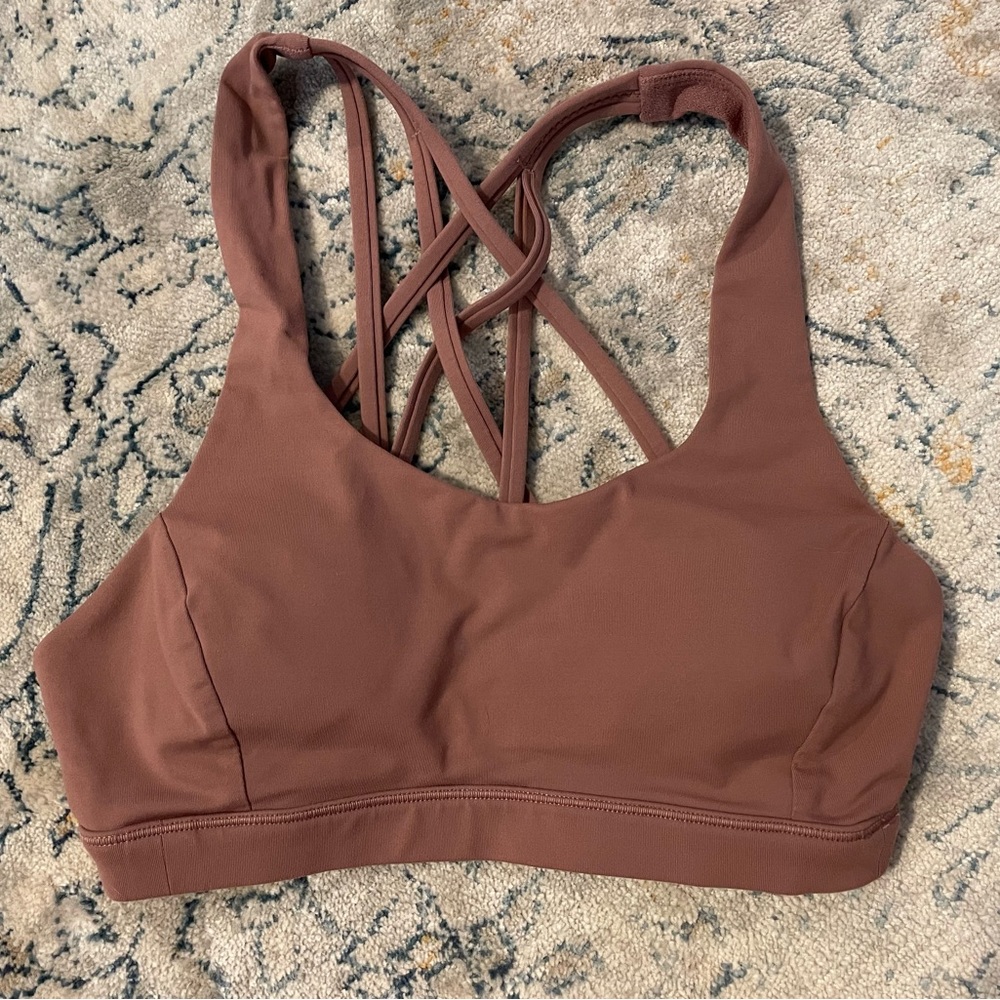 Lululemon dusty rose sports bra